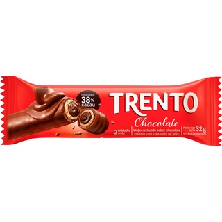 Chocolate Wafer Trento Diversos Sabores 32g - Peccin