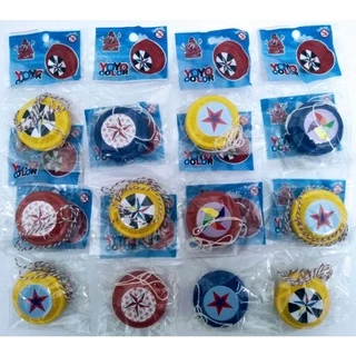 Kit 12 Ioiôs Yoyôs Sortidos Infantil Omotcha