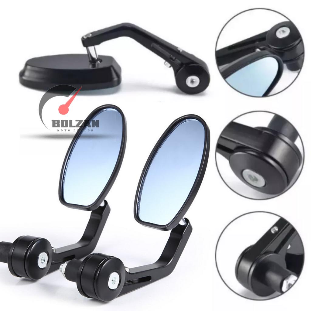 Retrovisor Ponta Oval Cafe Racer Brat Style Street Fighter
