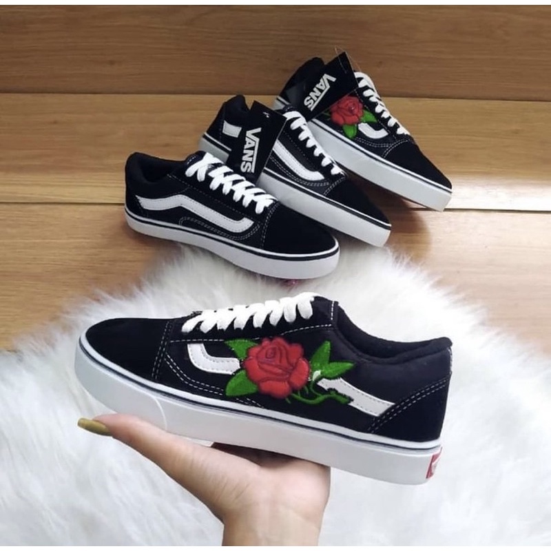 Vans hot sale com rosa