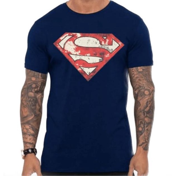 Camiseta Adulto Superman Simbolo MCDVMSUPER HOMEM