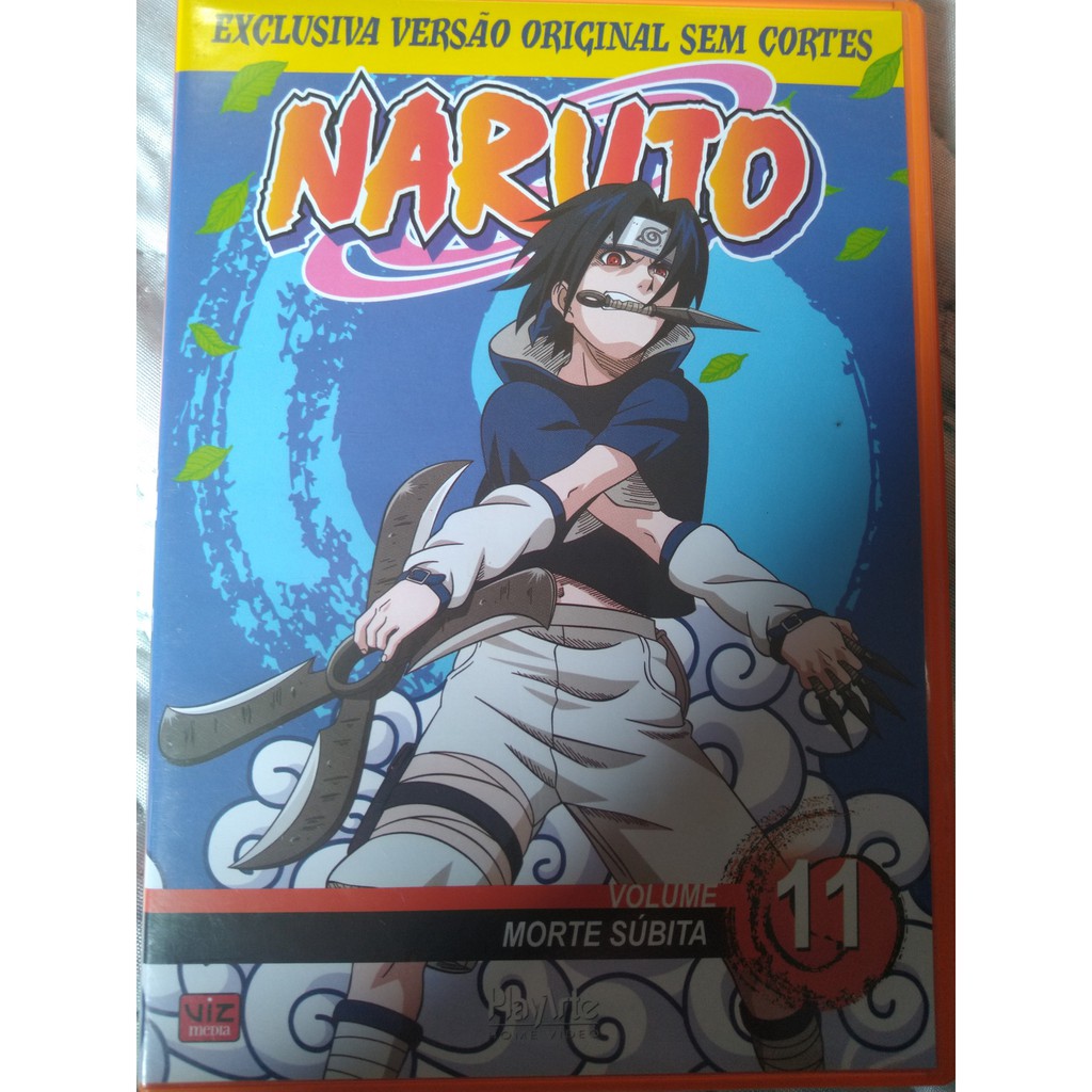 11 DVDS Naruto Clássico Completo Dublado