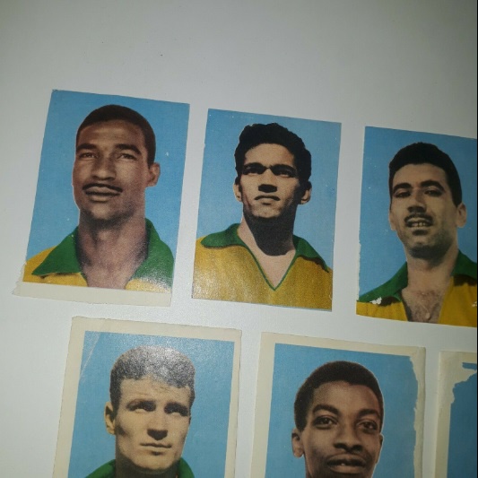 Carte Sportive Garrincha 1958 #7 - Édition Aquarela - Notée BVG 2 - Légende Du Brésil
