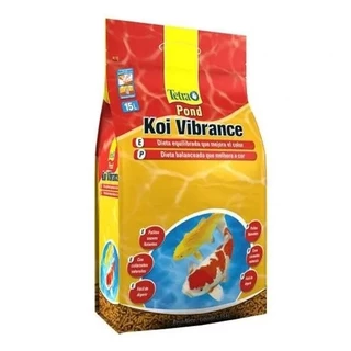 Ração Para Peixes Tetra Pond Koi Vibrance Sticks 2,35kg 15 L