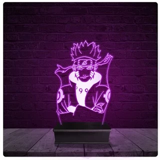 Luminária e Abajur Acrílico Led - Naruto 3