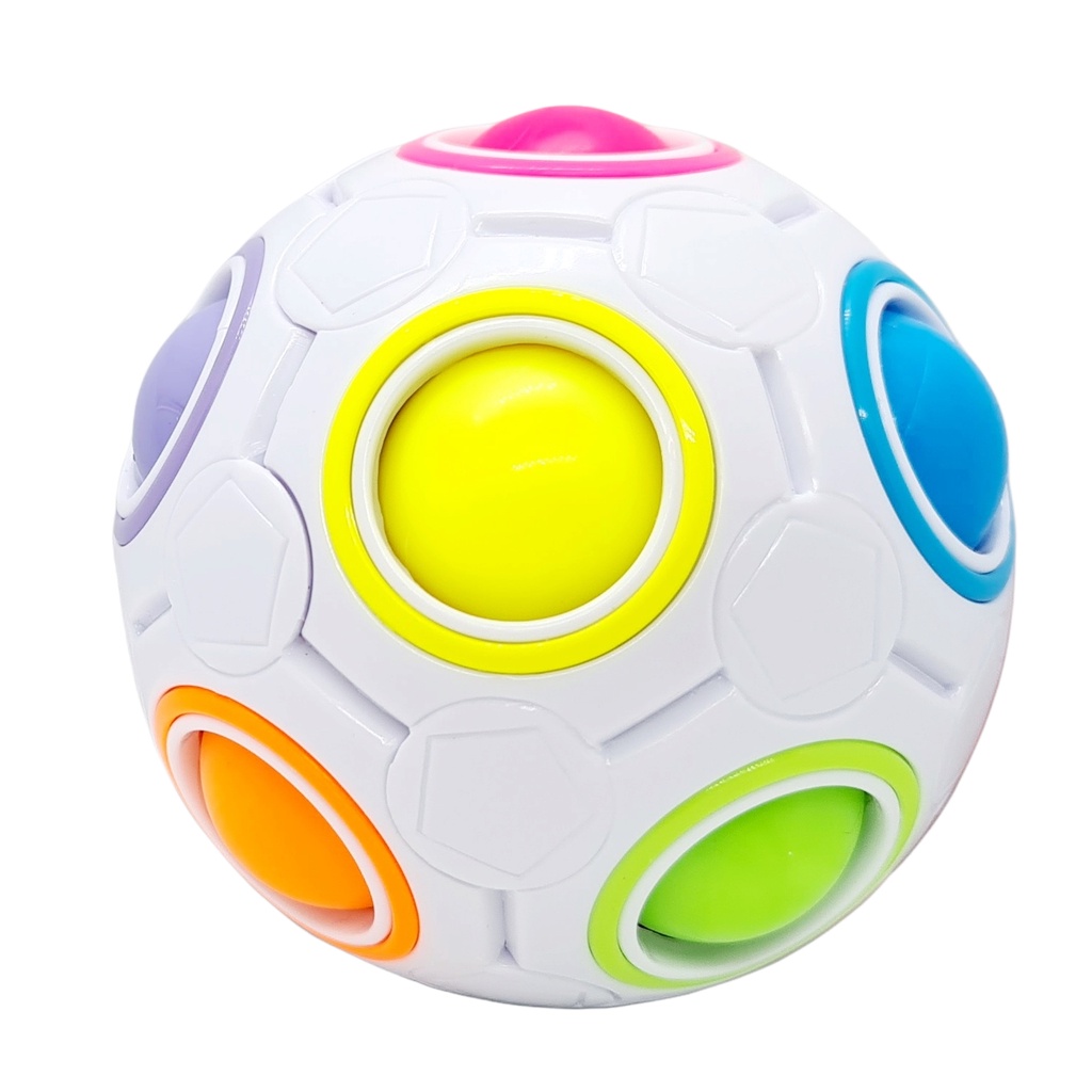 Cubo Magico Bola Puzzle Raibow Ball 12 furos