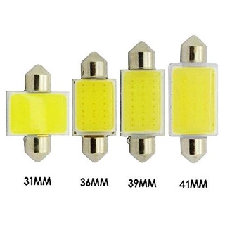 Kit 10 Lâmpadas Torpedo COB Silicone Led C5W 31 36 39 42 mm Branco Frio 12V Teto em Oferta na Shopee