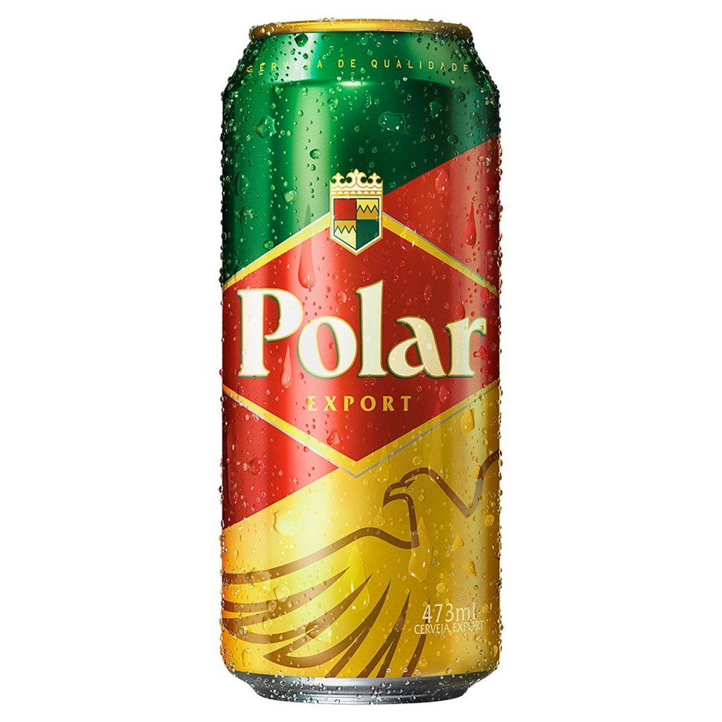 Cerveja Polar latão 473mL 12 unidades