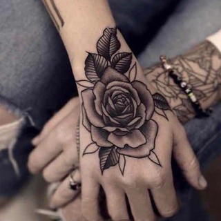 16 Tatuagens Femininas Temporária Para Mãos Removível 21x14cm - BZ-118