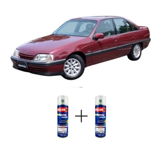 Tinta Spray Automotiva Vermelho Goya GM 300ml + Spray Verniz 300ml