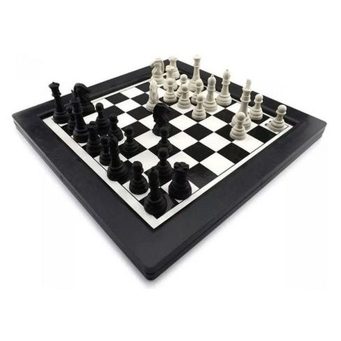 Jogo Xadrez e Trilha Pq 32 Peças (2 em 1) - Jogos de raciocínio, estimula o  pensamento estratégico