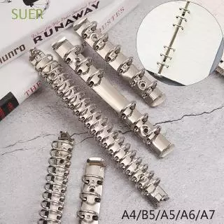 SUER A4/B5/A5/A6/A7 Acessório De Bricolagem Bloco De Notas De Metal Clip De Encadernação Recarregável