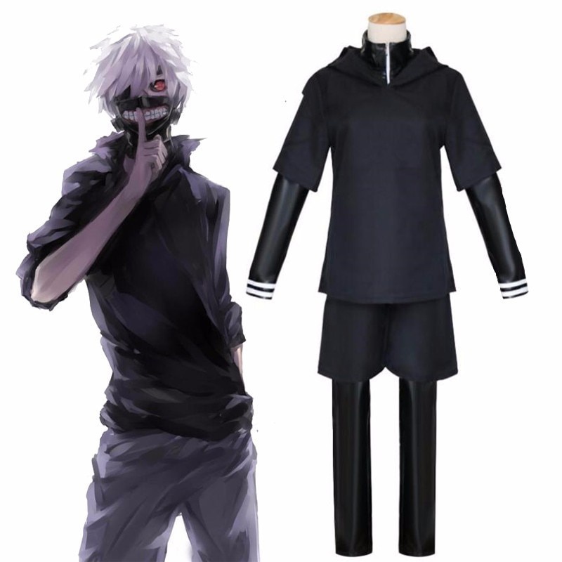 Anime masculino tóquio ghoul hoodies homem mulher boca ken kaneki