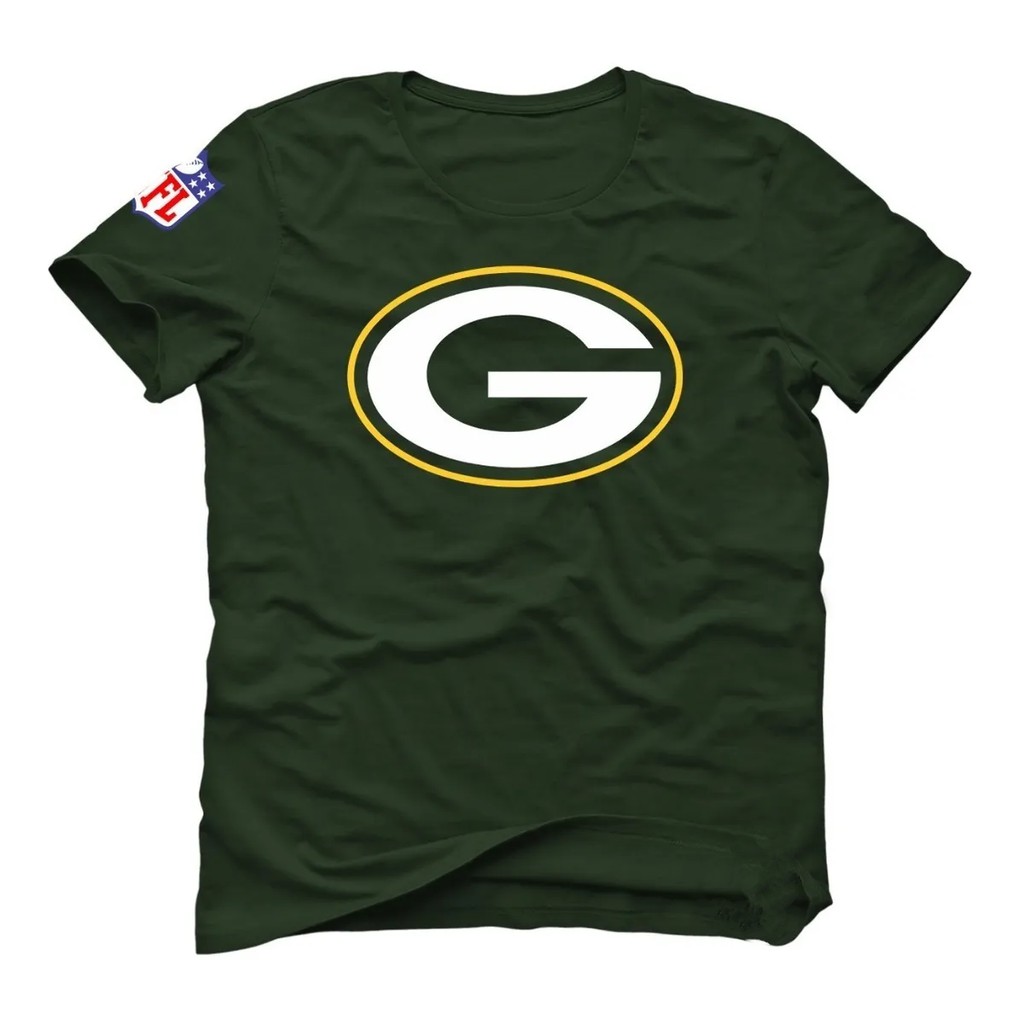 Camiseta Aaron Rodgers Green Bay Packers Para Adultos - Desconto no Preço