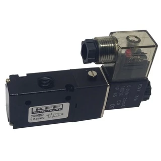 Válvula Solenoide Pneumática 3/2 Vias Retorno Mola 1/4 Normal Fechada 3V21008
