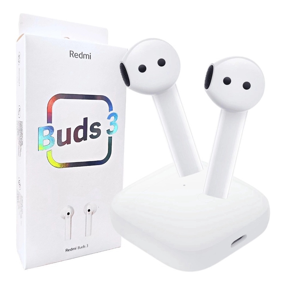 Fone De Ouvido Redmi Buds 3 M2104e1 Branco - Xiaomi Original | Shopee ...