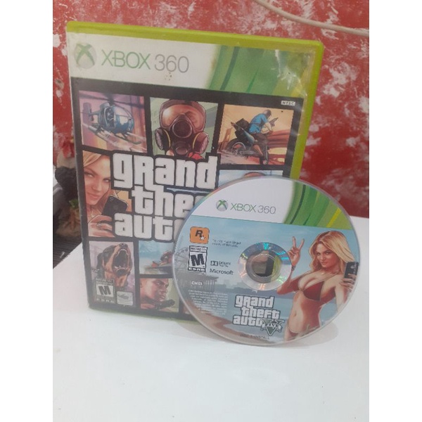 xbox 360 GTA 5 raridade novo copia dvd duplo - Escorrega o Preço