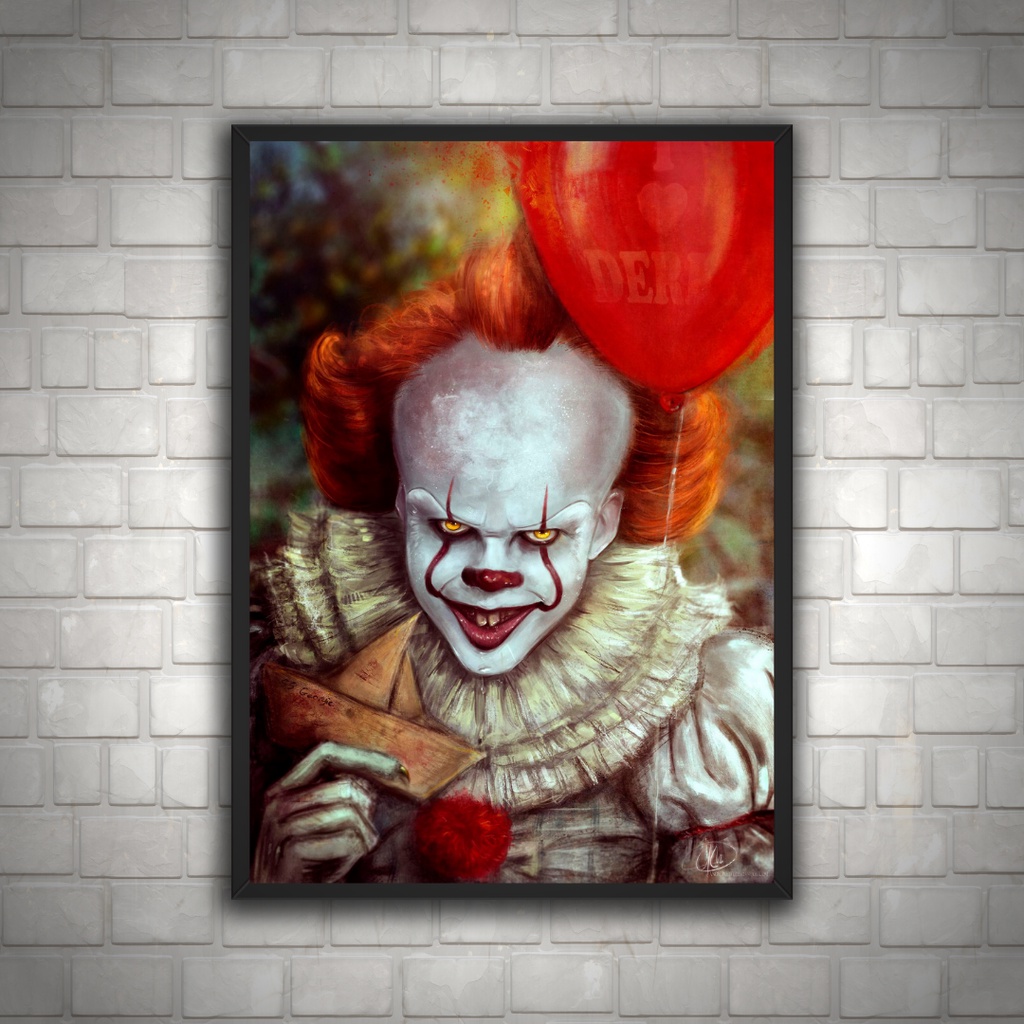 Quadro Decorativo Filme De Terror It A Coisa