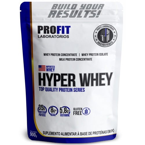 Hyper Whey Protein ProFit – Whey Isolado + Concentrado – Sem Glúten – 900g – Profit Labs