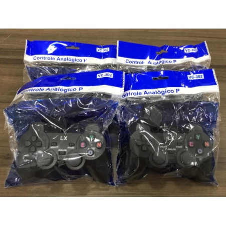 Controle para PS2 com Fio Dualshock Analógico - VC-302