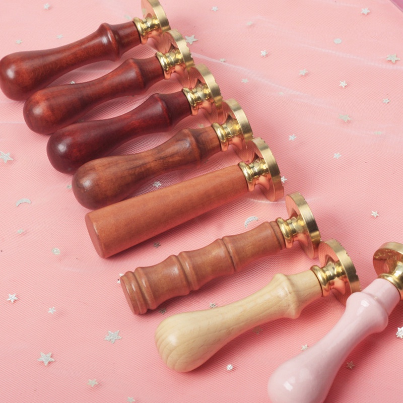 Carimbo Retrô Cabo De Madeira Vedação Metálico Antigo Convites De Casamento Selo De Cera Artesanato Presentes Artesanais