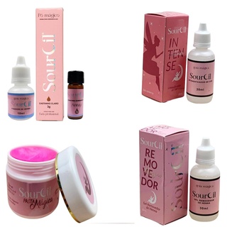 Kit Sobrancelha Sourcil Henna, Pasta Modelagem e Nutrição, Intensificador e Removedor de Rena