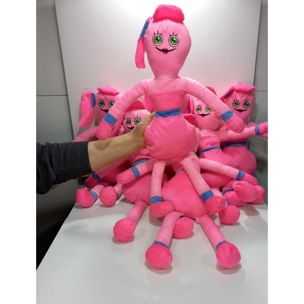 Compre 43/63cm grande aranha mamãe pernas longas brinquedo de pelúcia  playtime personagem boneca de pelúcia brinquedo assustador crianças  presentes de aniversário