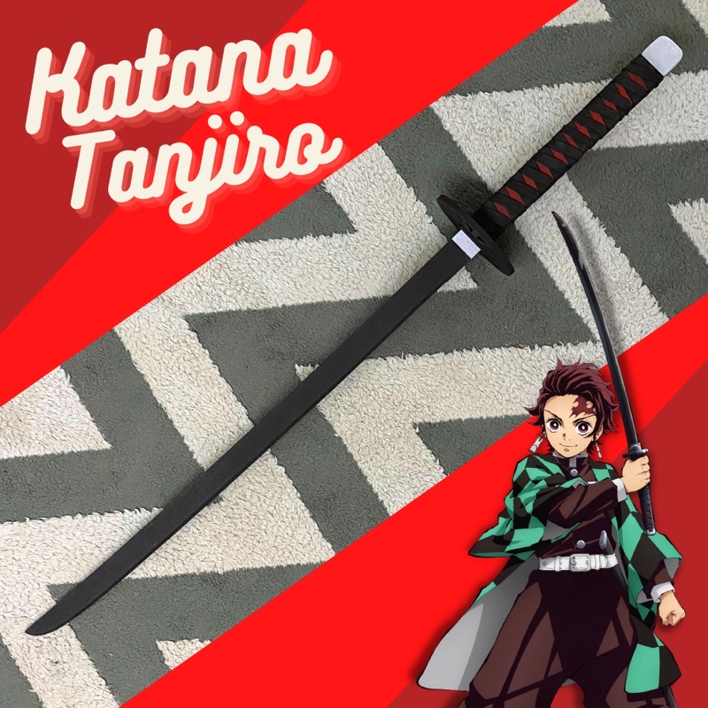 Espada do Tanjiro Demon Slayer Sem Bainha 95cm
