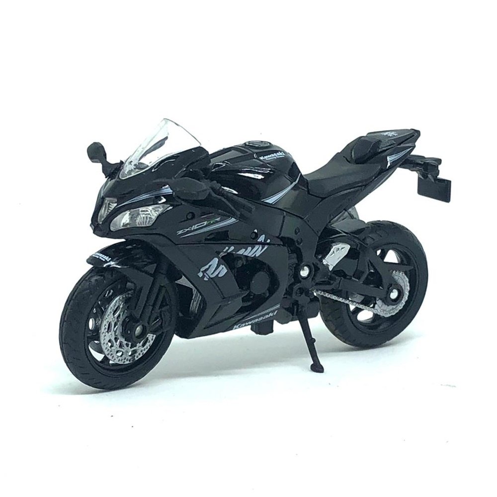 1/9 kawasaki h2r liga de corrida motocicleta alta simulação metal