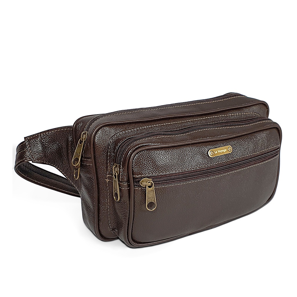 Pochete Extra Grande Masculina De Couro Espaçosa Resistente | Shopee Brasil