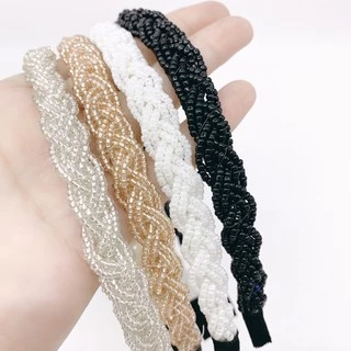 kit 3 Tiara de Pérolas Arquinho de Perolas AcessóRios femininos de cabelo Arco Luxo Pronta Entrega