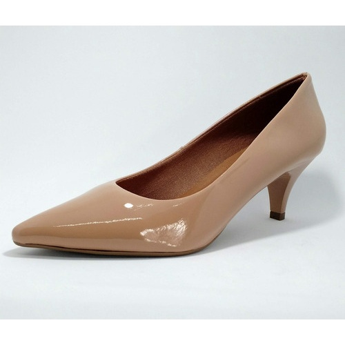 Scarpin nude hot sale salto pequeno