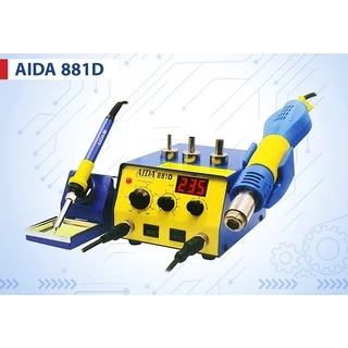 Estacao de Solda E Retrabalho ar Aida 881d Maquina Solda para eletronicos 220v