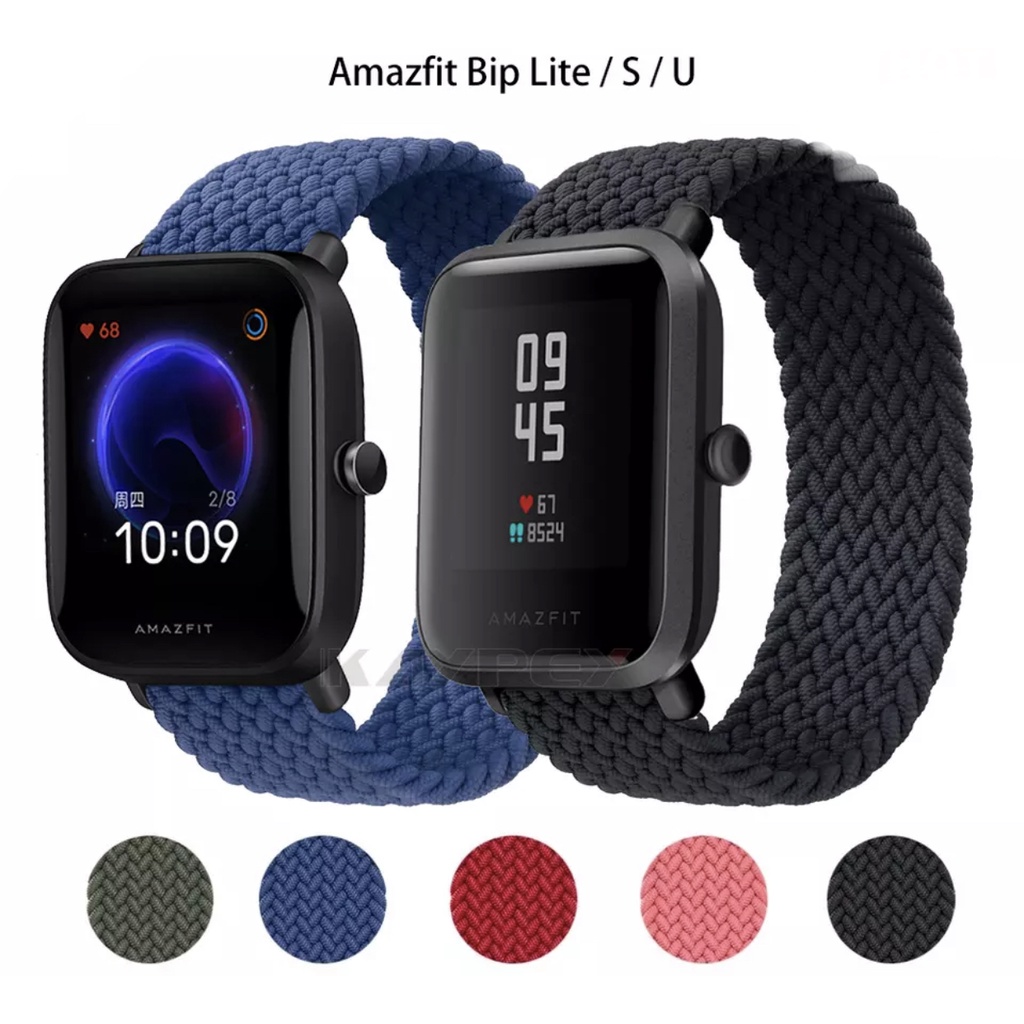 Pulseira De Tecido Tran ado De Nylon Para SmartWatch Amazfit Bip