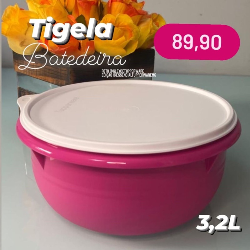 tigela batedeira tupperware 3,2lt | Shopee Brasil