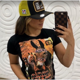 camisa muladeiros feminina country Baby look original.