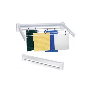 Varal de Parede magico Retratil Branco 70cm Globalmix GH109