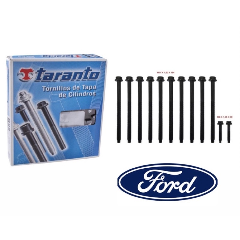 Jogo de parafuso Ford ka Fiesta zetec rocam 1.0/1.6 8v TARANTO b340100