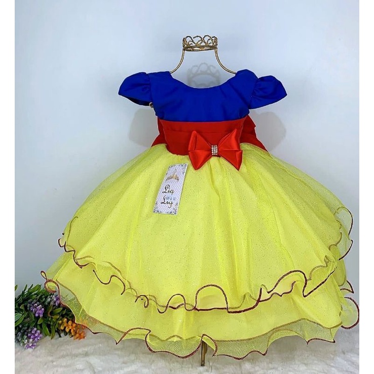 Vestidos da branca de neve hot sale para festa