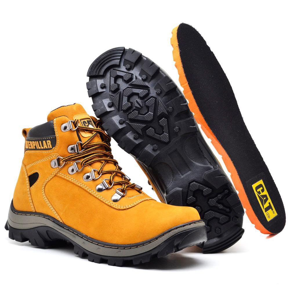 Bota Coturno Caterpillar Masculino Biqueira cat Top JDK330 em