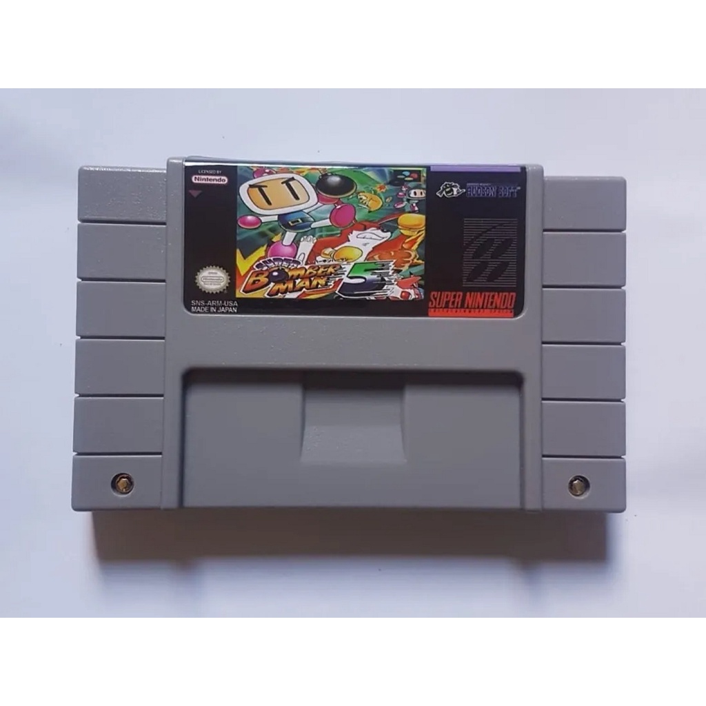 Super Bomberman 5 Gold Cartridge Edition Super Nintendo Snes