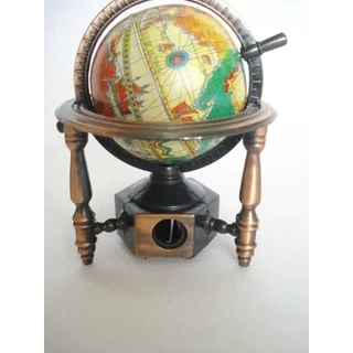 Apontador Globo Terrestre Mapa Mundi Retro Coleção Atlas