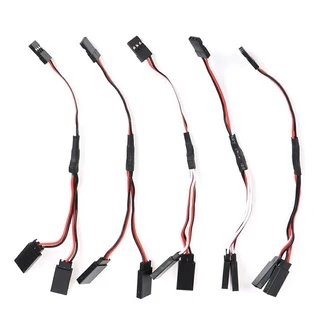 5 Peças Cabo y para servo 50cm, 30cm, 20cm, 15cm e 10cm para aeromodelo em Oferta na Shopee