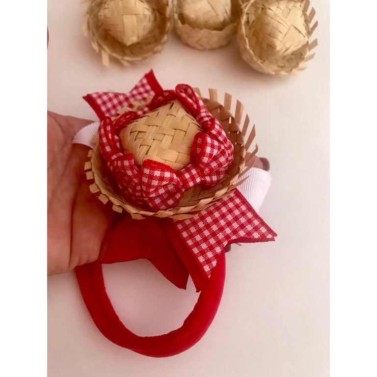 Tiara Junina Para Bebês, Chapeuzinho Junino Bebes Shopee Brasil