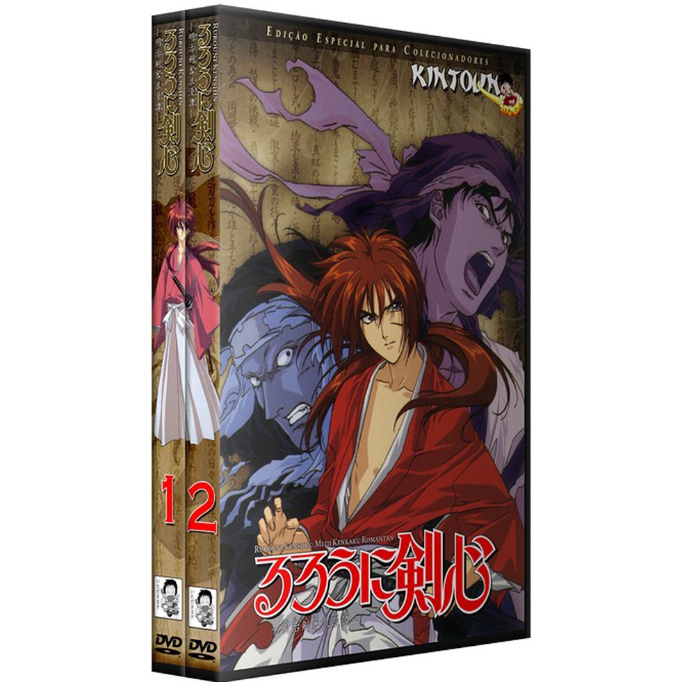 Dvd Samurai X Rurouni Kenshin Dublado + Filme + Ovas