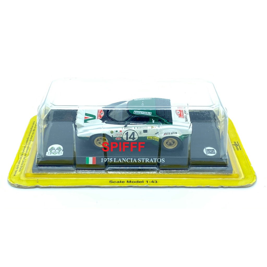 ミニカー Lancia Stratos HF Safari Rally 1975 Miniatura Lancia Stratos HF Rally 1975 Alitalia 1:43 Del Prado