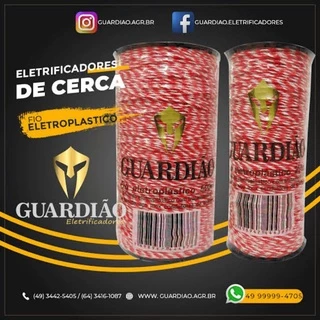 Fio Eletroplástico Para Cerca Eletrica Rural 500mt - Guardião