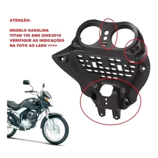 Suporte Carenagem Farol Aranha Honda Titan 150 Mix Gasolina 2009 2010
