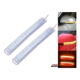 Pisca Seta Retrovisor Com 9 Leds Slim Seta Universal