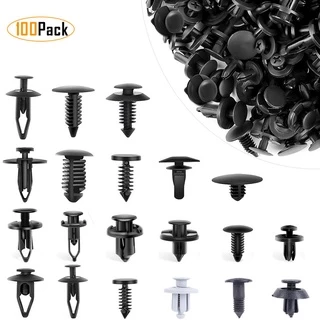 100Pcs Fixador Misto Push Carro Retainer Pino Rebite para Acessórios Automotivos